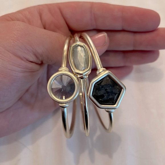 Kendra Scott set of three bracelets gold - Picture 1 of 4